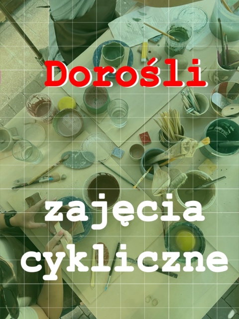 Ceramika dla dorosłych i młodzieży – Zajęcia cykliczne (2h)